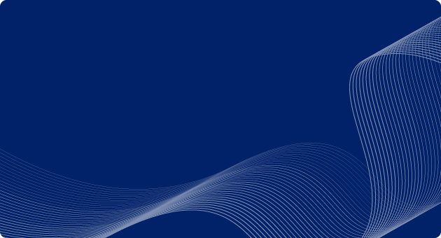 Abstract glowing wave lines on dark blue background. Dynamic wave pattern. Modern flowing wavy lines. Futuristic technology concept. Suit for banner, poster, cover, brochure, flyer, website