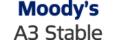 Moody’s A3 Stable 