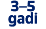 3–5 gadi