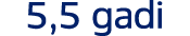 5,5 gadi